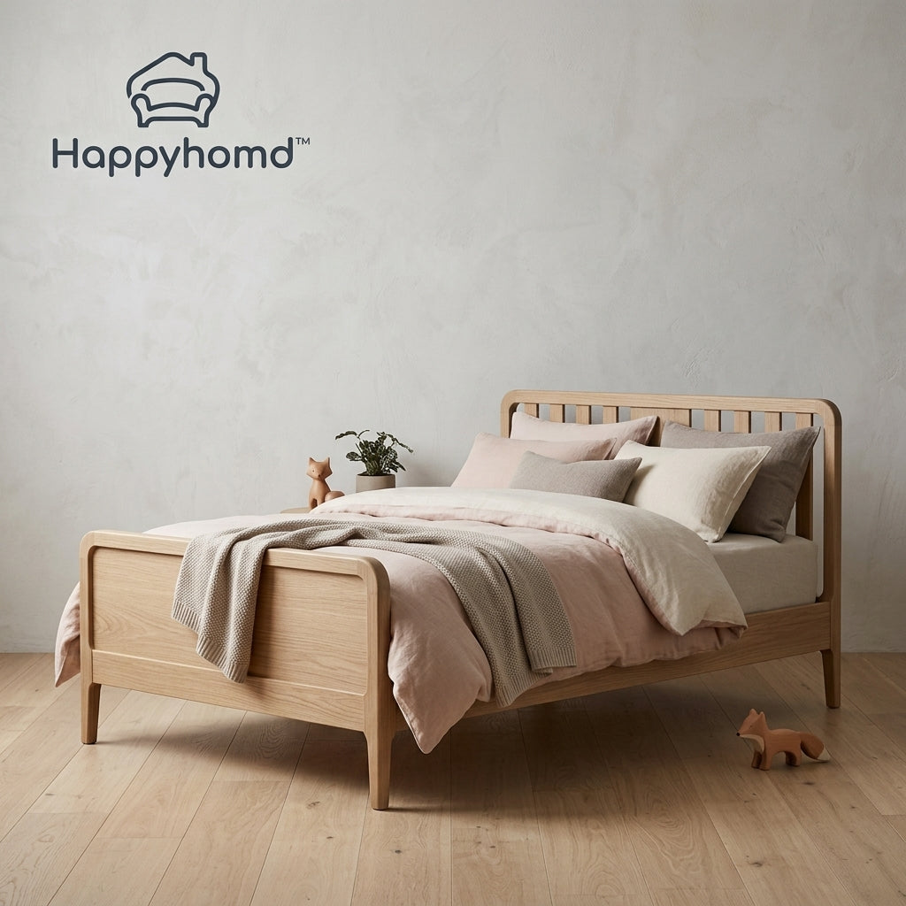 Happyhomd™ Wooden Kids Bed Frame
