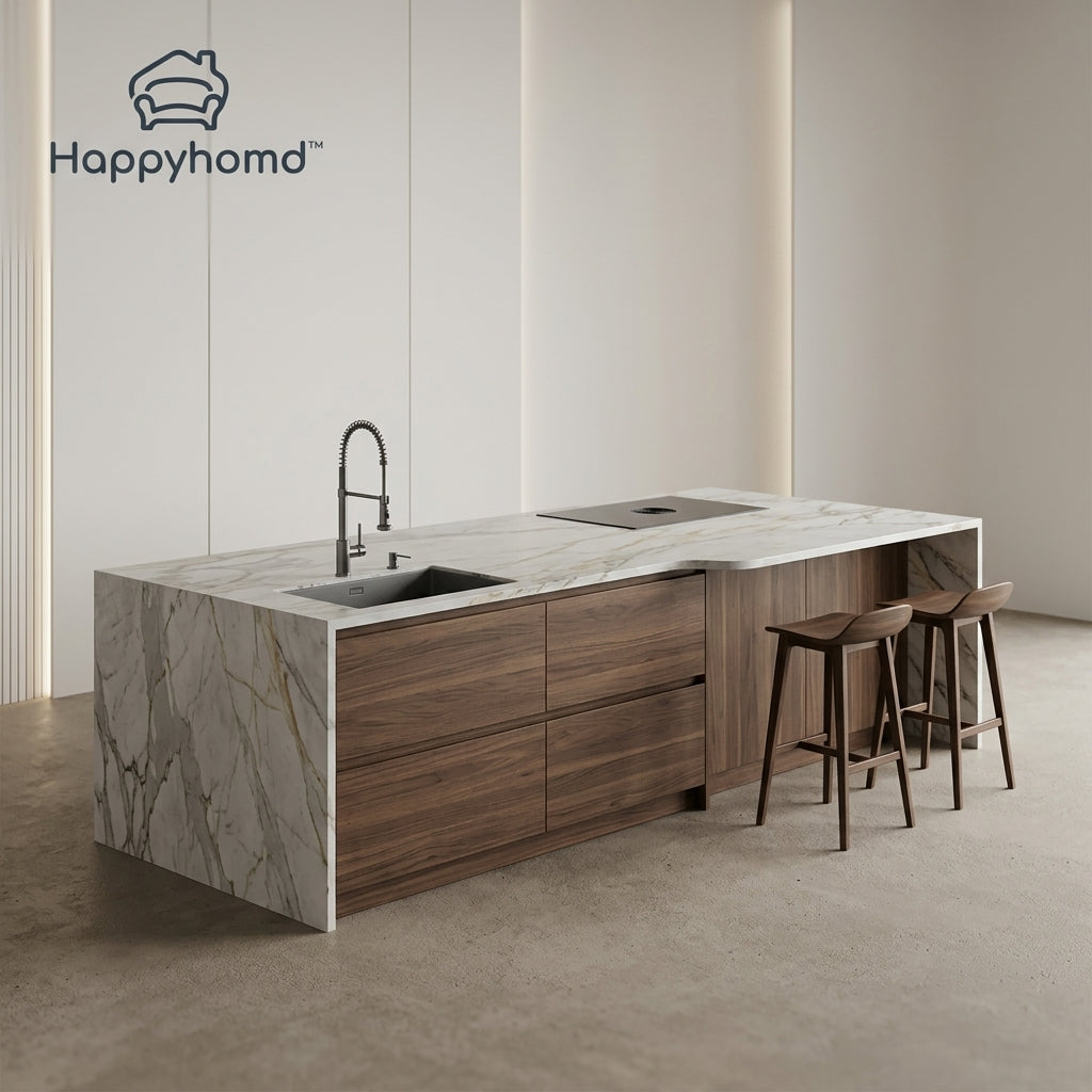 Happyhomd™ Modern Kitchen Island